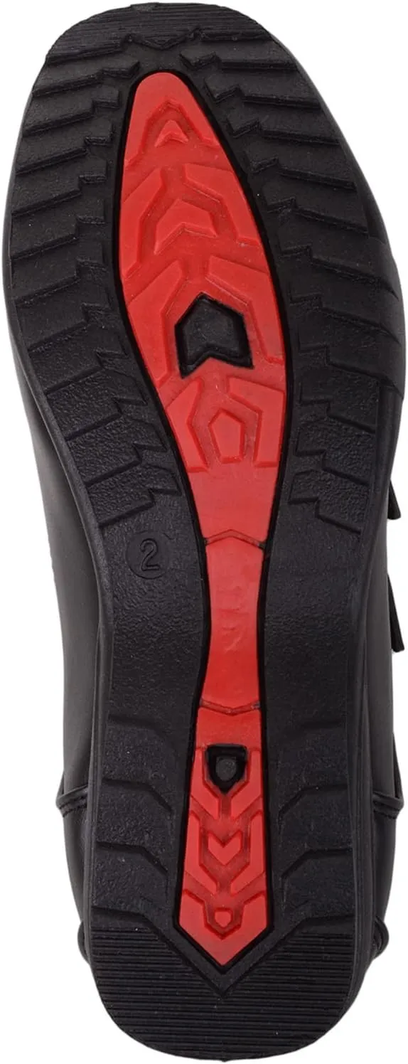 ABSOLUTE FOOTWEAR Childrens Kids Junior Boys Smart Formal Faux Leather Double Touch and Close School Wedding Shoes