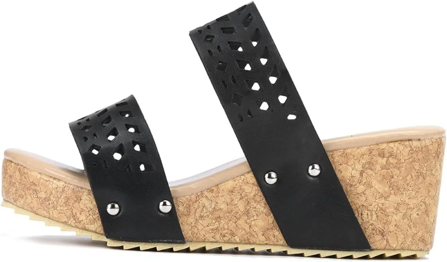Aniywn Wedge Sandals for Women,Womens Wedge Platform Sandal Open Toe Casual Comfort Breathable Beach Sandals