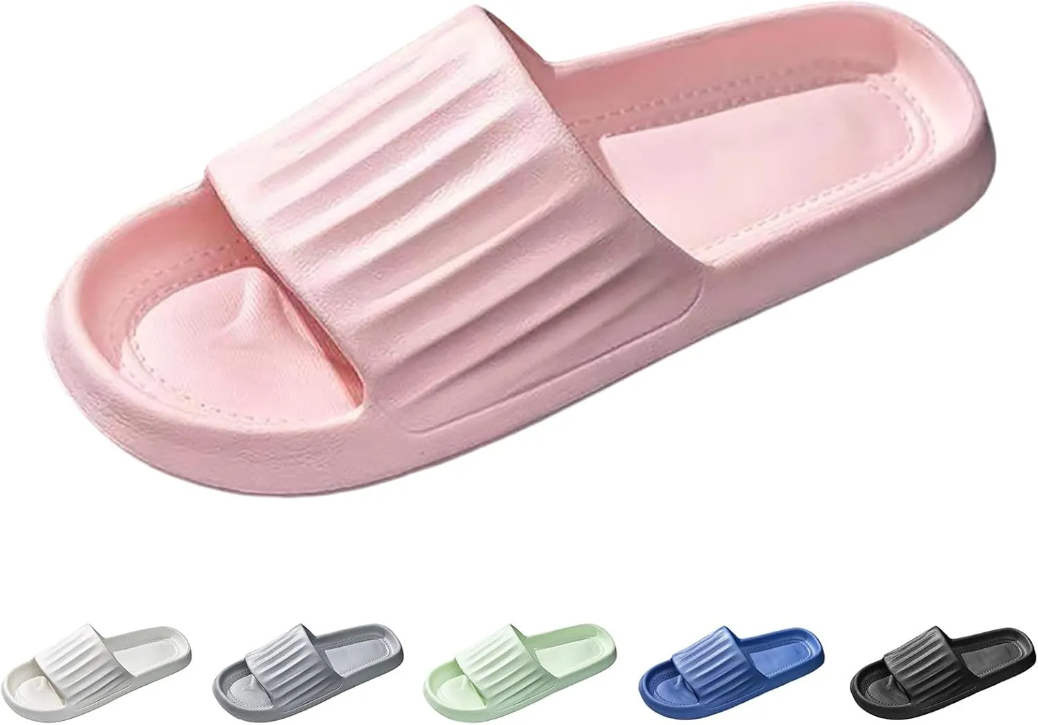 Bath Slippers Travel Slippers for Women Foldable Shower Shoes for Living Room Pool Beach Spa Public Showers