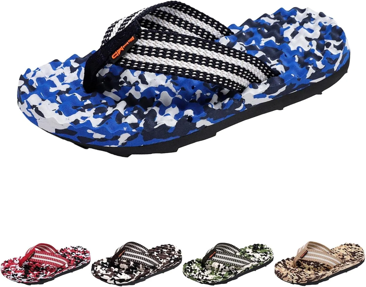 Beach Flip Flops Womens Comfortable Casual Summer Arch Support Black Sandals Women's Non-Slip Casual Thong Sandals