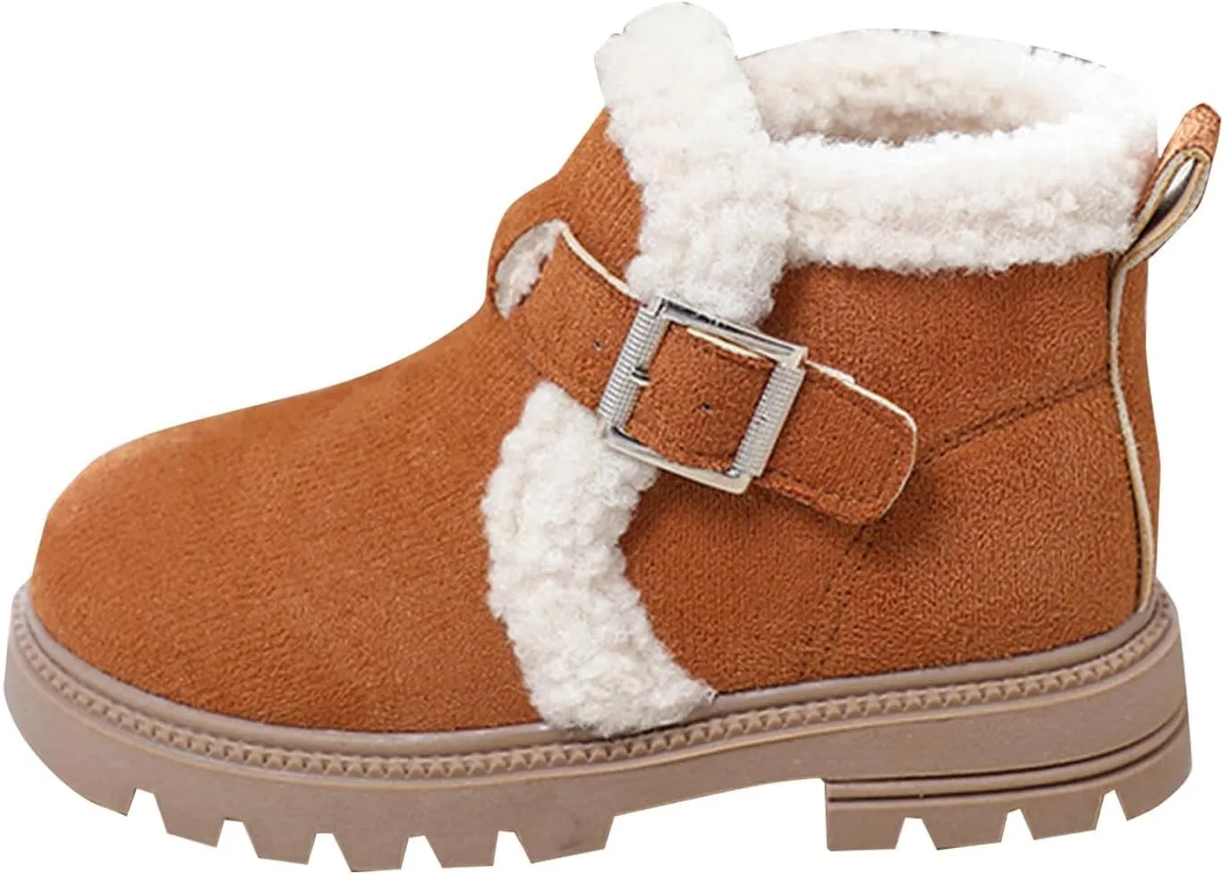 Boots for Girls Kid Snow Boots Boys Toddler Winter Outdoor Boots Waterproof with Faux Fur Lined Waterproof Outdoor Warm Shoes