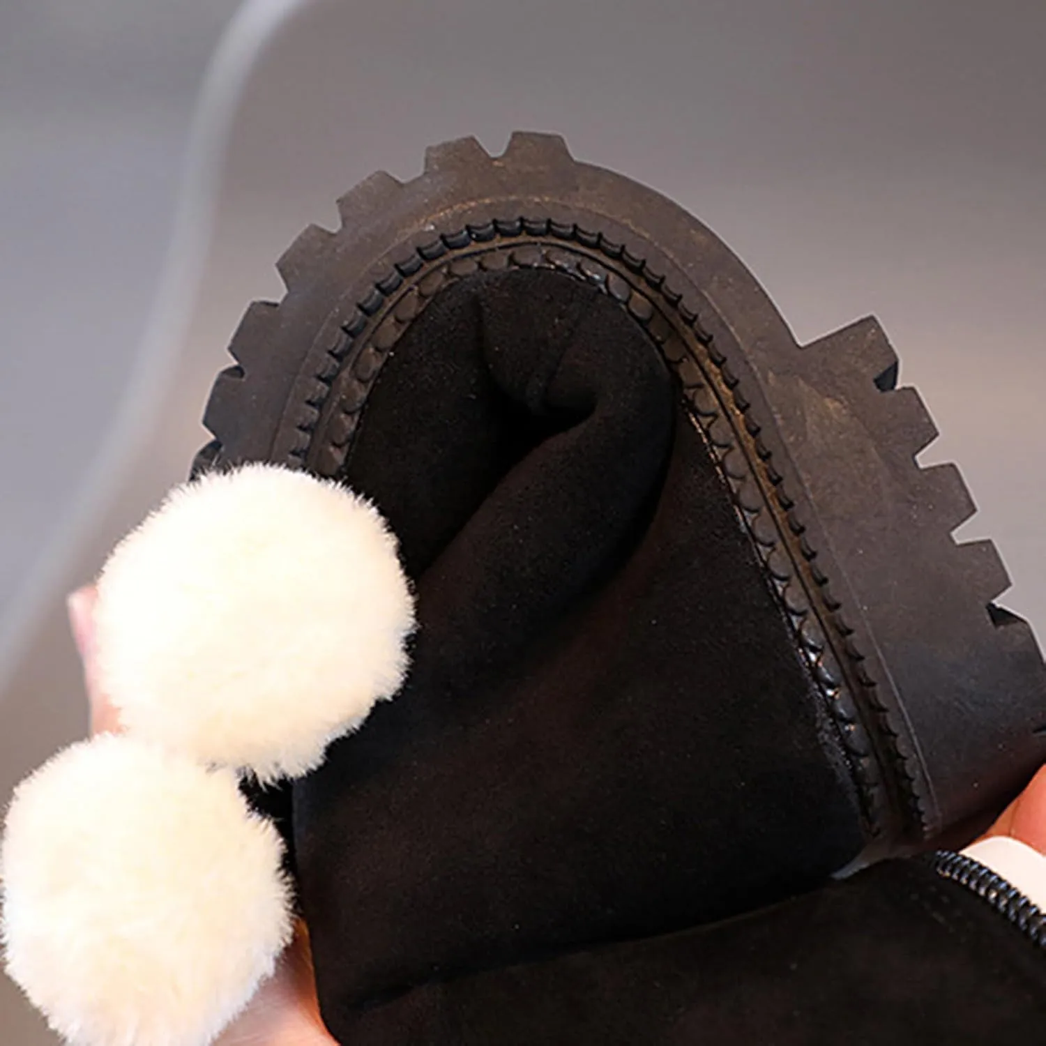 Boots for Girls Kids Snow Boots for Boys Girls Toddler Winter Outdoor Boots Waterproof with Fur Lined Waterproof Outdoor Shoe