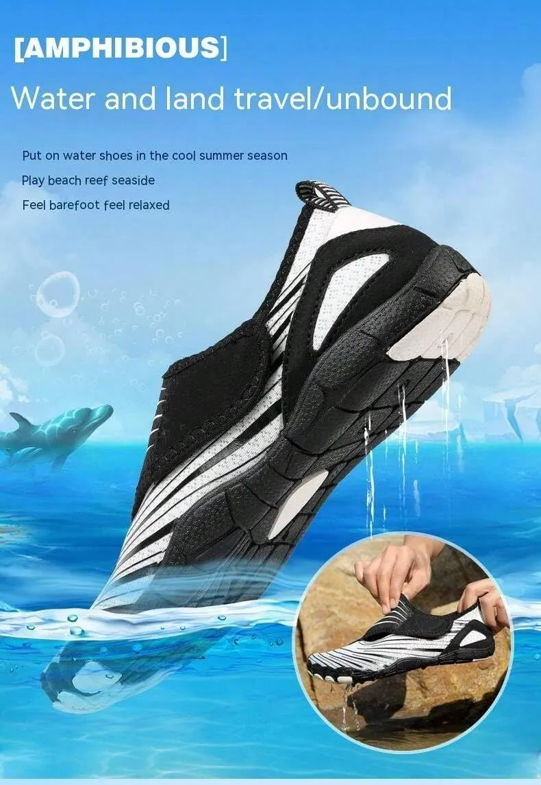 Canbebig Women's Water Shoes Wide Toe Barefoot Shoes Lightweight Slip On Shoe Soft Beach Shoe Yoga Sneakers Quick Dry Sport Sneakers
