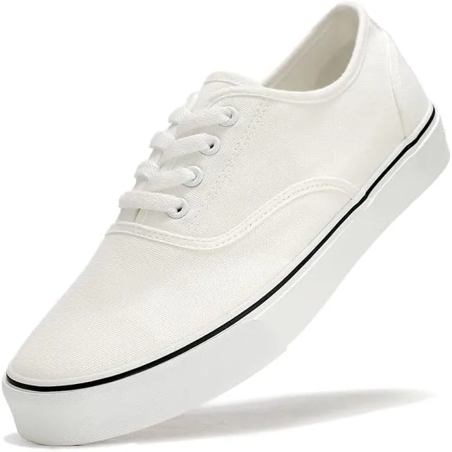 Canvas Shoes for Women Men Fashion Low Top Sneaker Casual Tennis Shoes Lace-Up Comfortable Classic Canvas Shoes