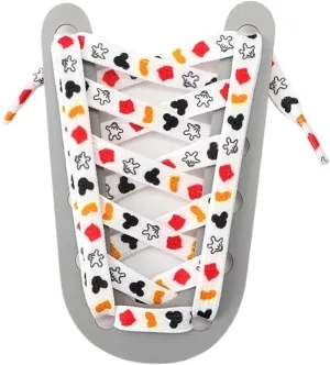Cartoon Graffiti Printing Shoelaces Flat Shoe Laces Running Shoes Sneakers High Top Low Top Canvas Shoelace