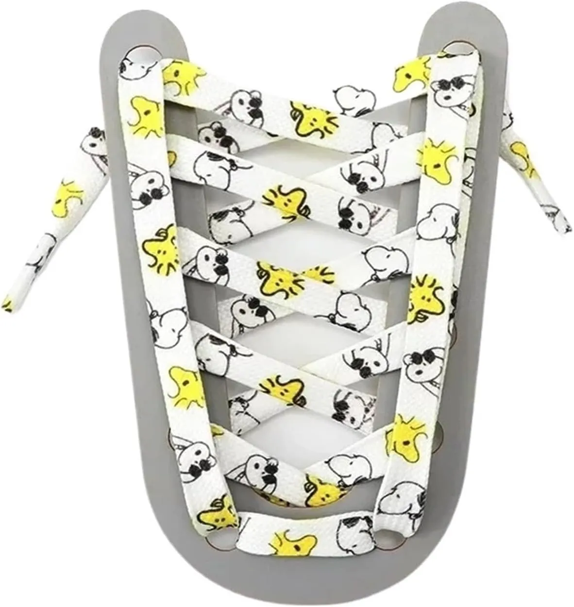 Cartoon Shoelaces Flat Printed Graffiti Shoelaces Sneakers Men And Women Casual Shoelaces Shoe Accessories