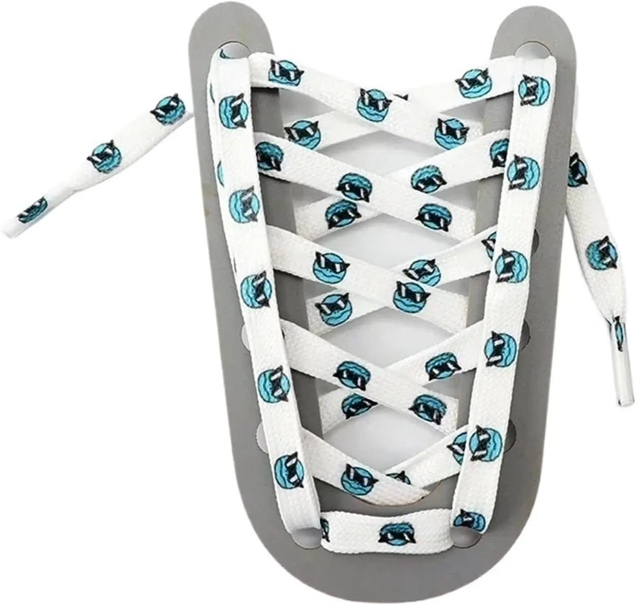 Cartoon Shoelaces Flat Printed Graffiti Shoelaces Sneakers Men And Women Casual Shoelaces Shoe Accessories