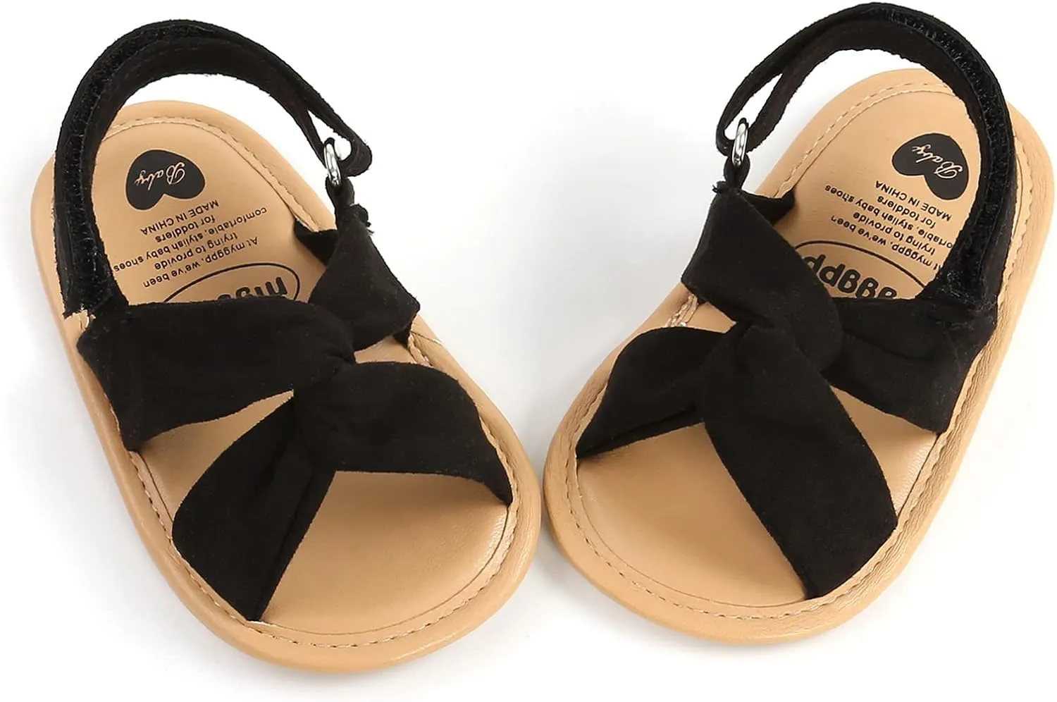 Childrens Flat Wide Sandals Open Toe Adjusted Buckle Strap Shoes Baby Boys Girls Kids Summer Cork Footbed Sandals