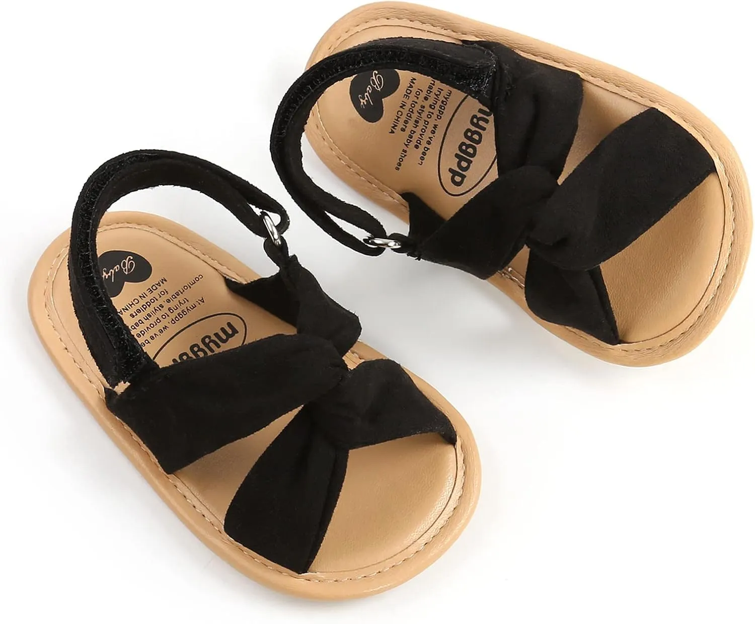 Childrens Flat Wide Sandals Open Toe Adjusted Buckle Strap Shoes Baby Boys Girls Kids Summer Cork Footbed Sandals