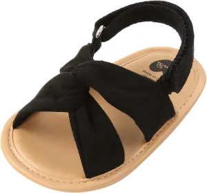 Childrens Flat Wide Sandals Open Toe Adjusted Buckle Strap Shoes Baby Boys Girls Kids Summer Cork Footbed Sandals