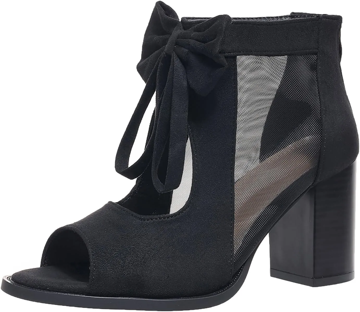 Chunky Heels For Women Wedding Open Toe Heeled Sandals Slip On Block Mid Heels Comfortable Party Dress Pumps Shoes