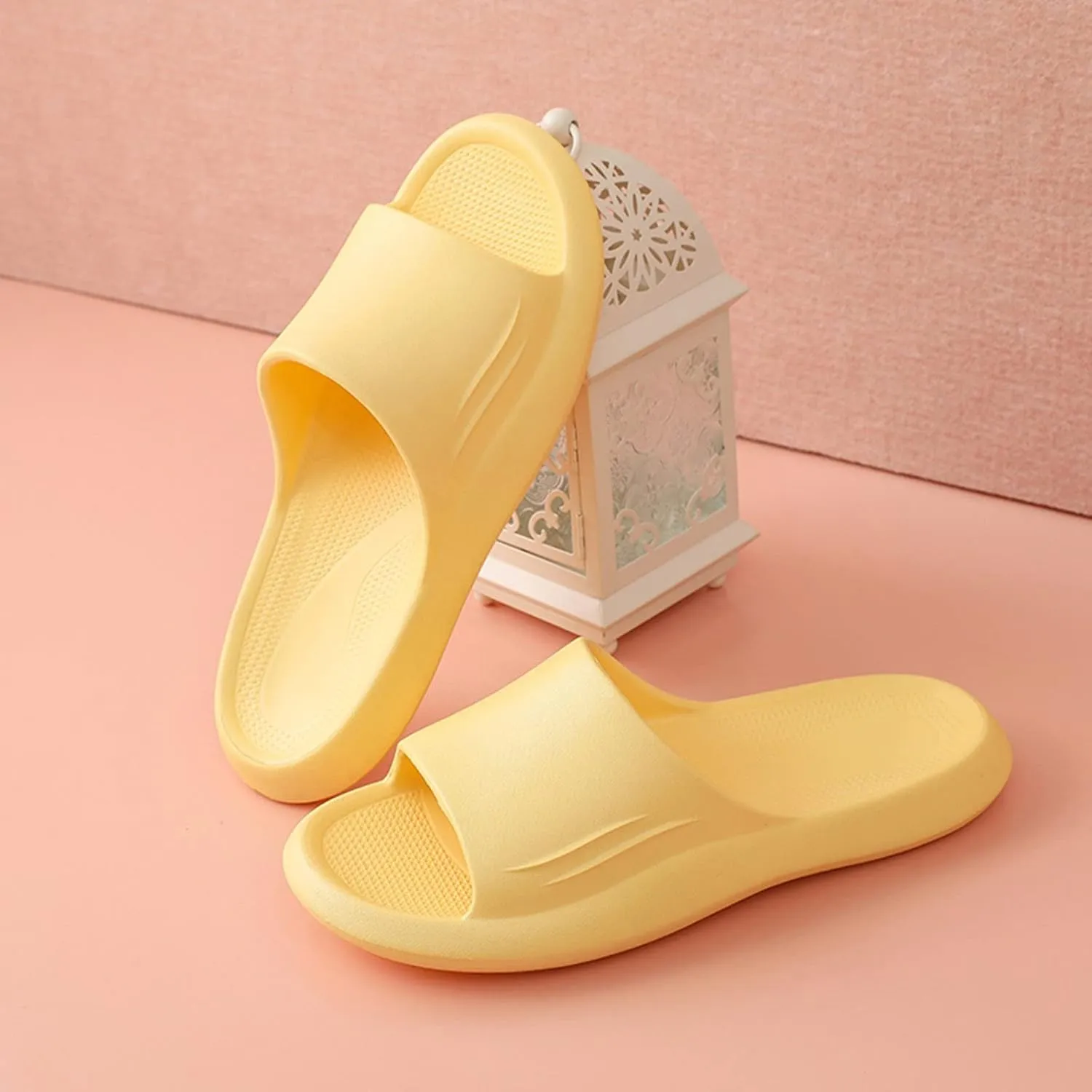 Cloud Slides Travel Slippers for Women Foldable Shower Shoes for Living Room Pool Beach Spa Public Showers
