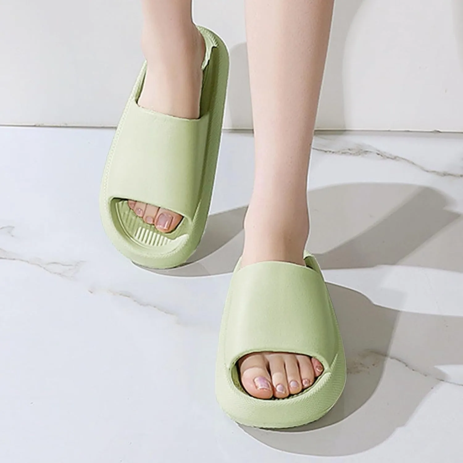 Cloud Slippers for Men Womens Slides Slides for Men Shower Shoes Women Drainage Hole Beach Open Toe Slippers