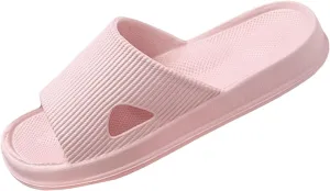 Cloud Slippers for Women Non Slip Quick Drying Shower Slides Versatile Slides Sandals Women's Flat Slippers