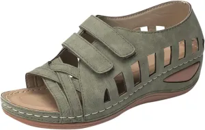 Comfort Sandals for Women Wide Width Strap Open Toe Gladiator Flats Sandals Casual Daily Walking Summer Shoes