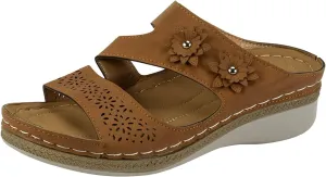 Comfortable Slip on Wedge Slide Sandals for Women Comfort Lightweight Casual Sandal Orthopedic Hiking Sandals