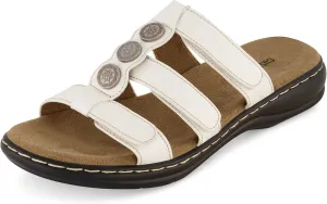 CUSHIONAIRE Women's Bowen Comfort Footbed Sandal with Adjustable Straps and  Comfort