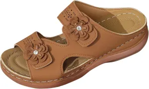 Elegant Thick Bottom Sandals for Women Womens Casual Slip on Summer Wedge Sandal Arch Support Elegant Sandals