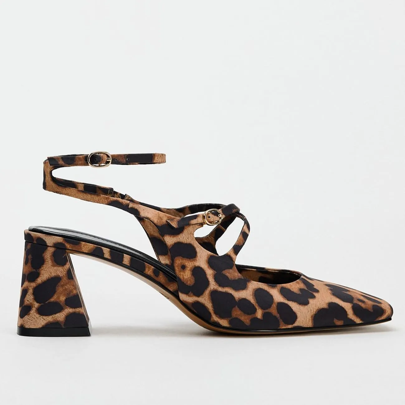 Elegant Womens Chunky Heel Bow Slingback Mary Janes