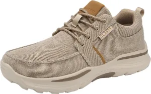 Eliogn Men's Platform Casual Canvas Shoes Non-Slip Fashion Walking Shoes Lightweight Classic Casual Shoes