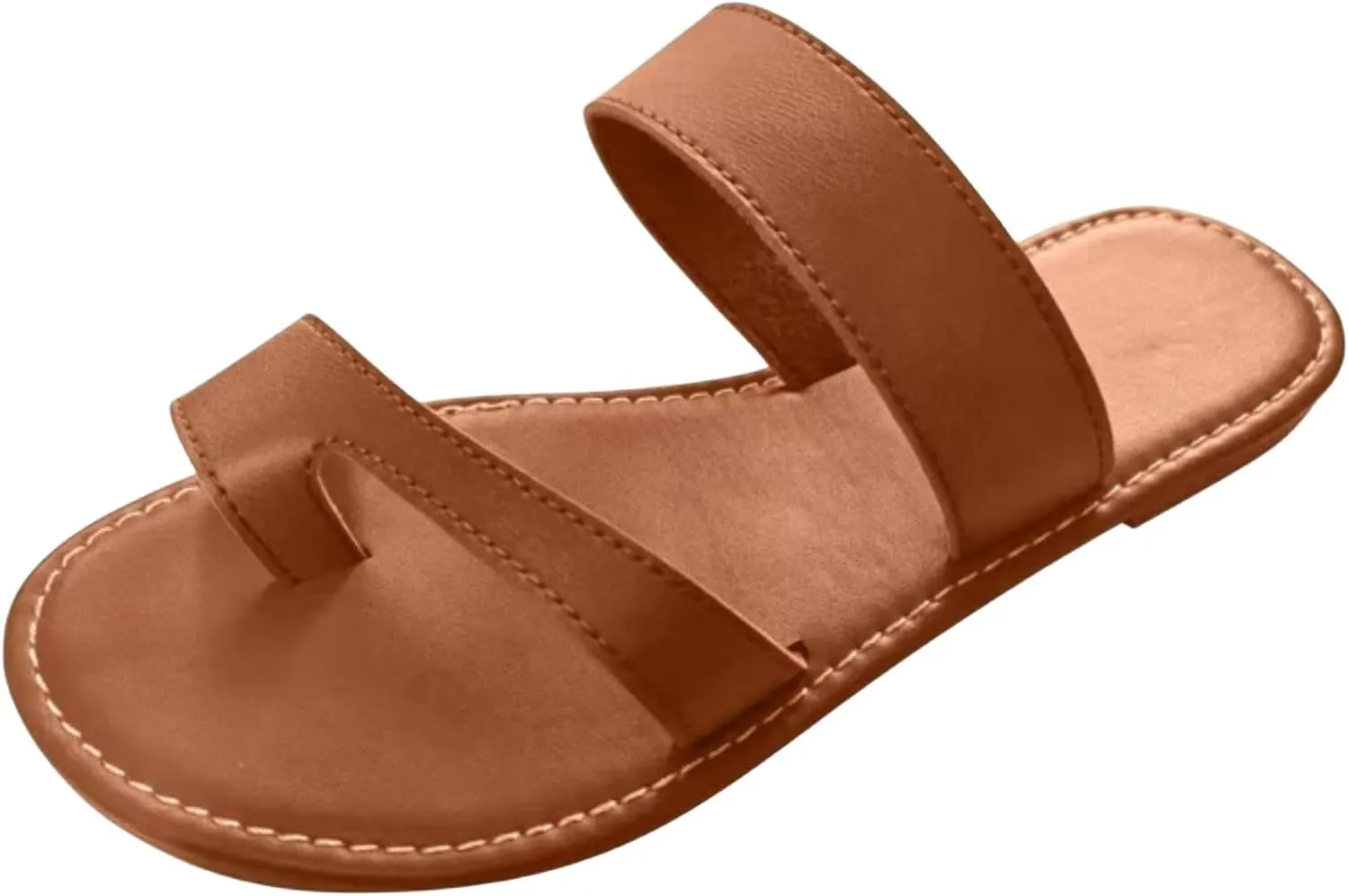 Flat Sandals Women Dressy Comfortable Lightweight Wide Width Slippers Summer Beach Walking Wedding Flat Shoes Casual Vintage Outdoor Non Slip Shoes