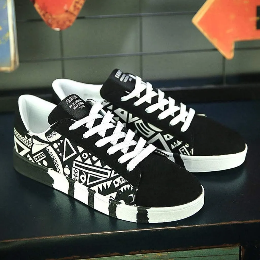 Lace-Up Colorfor Casual Fashion Canvas Shoes Sport Men's Shoes Sneaker for Men Walking Sneaker