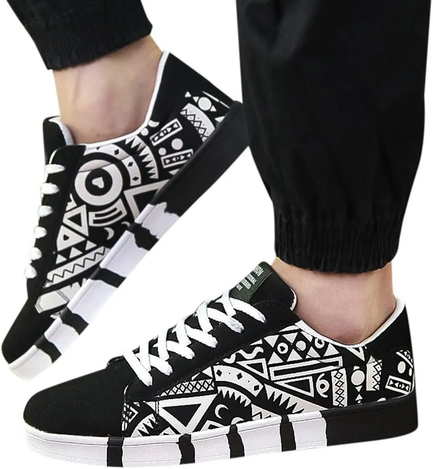 Lace-Up Colorfor Casual Fashion Canvas Shoes Sport Men's Shoes Sneaker for Men Walking Sneaker