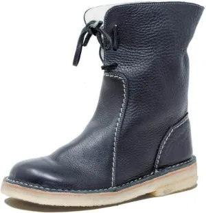 Ladmiple Snow Boots For Women Cute High Top Warm Ankle Booties Comfortable Slip On Outdoor Fur Lined Walking Winter Shoes