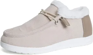 Ladmiple Winter Boots For Women 2023 Snow Boots Slip on Insulated Fur Lined Lightweight Cold Weather Warm Ankle Booties