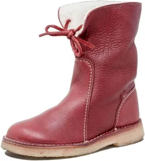 Ladmiple Winter Boots For Women Fashion Snow Boots Faux Fur Lining Classic Anti-Slip Warm Slip On Memory Foam Ankle Booties