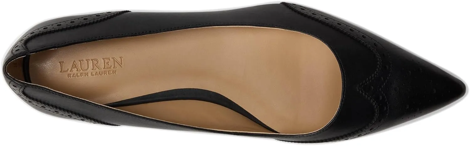 Lauren Ralph Lauren Women's Loraine Burnished Leather Ballet Flat