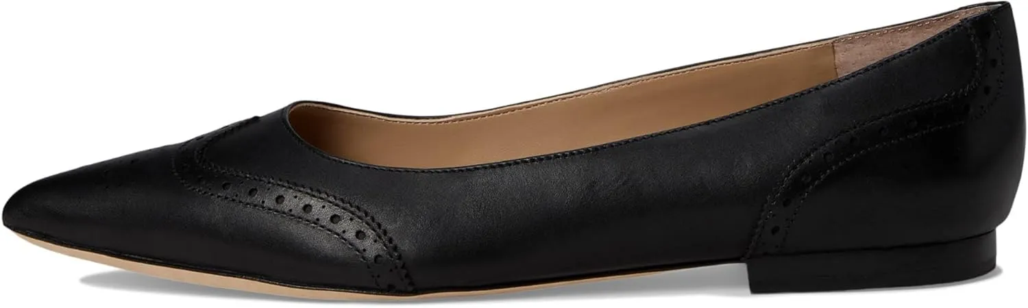 Lauren Ralph Lauren Women's Loraine Burnished Leather Ballet Flat