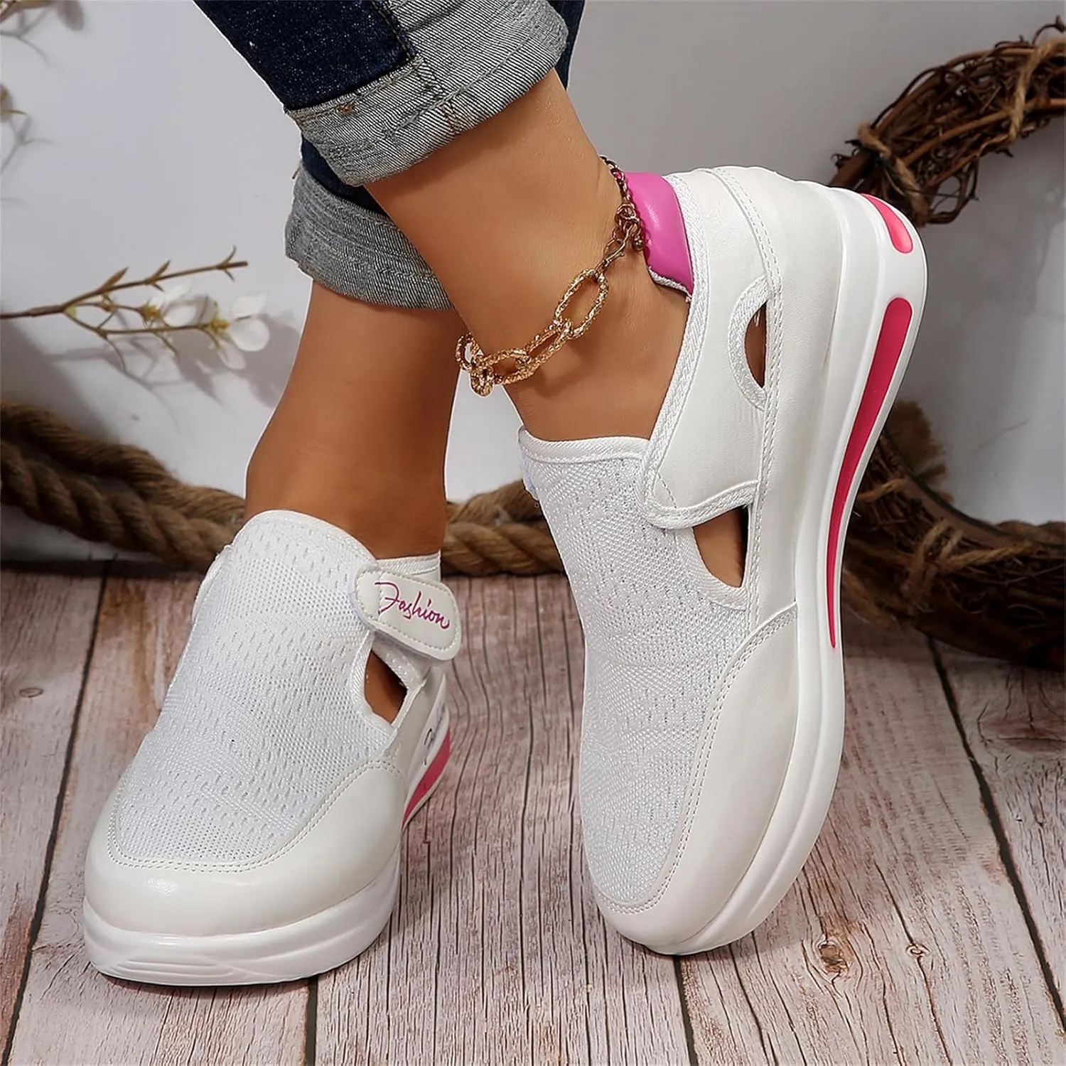Lausiuoe Womens Shoes Casual Dressy Slip On Loafers Fashion Canvas Shoes Casual Classic Comfortable Flat Walking Sneakers