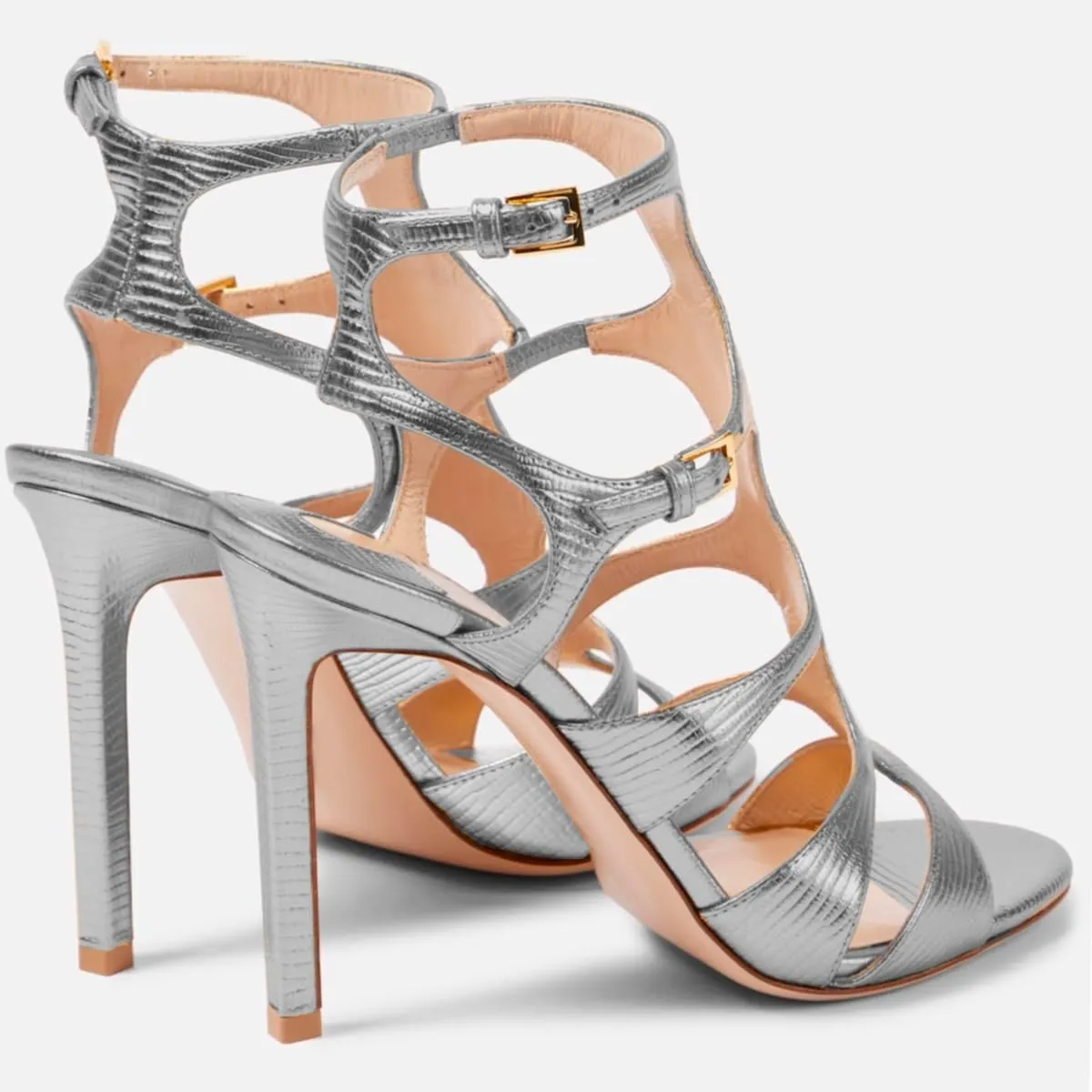 LEHOOR Women Sexy High Heels Gladiator Sandals Open Peep Toe Suede Caged Sandal Booties Kitten Heel Round Toe Cutout Ankle Boots Buckle Strappy Stiletto Sandals Dressy Summer Wedding Office 4-11 M US