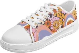 Low Tops Canvas Shoes for Women Girl Classic Lace Up Fashion Sneaker Street Casual Canvas Shoes No Laces 5.5-13.5
