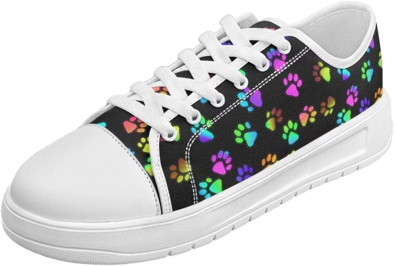 Low Tops Canvas Shoes for Women Girl Classic Lace Up Fashion Sneaker Street Casual Canvas Shoes No Laces 5.5-13.5