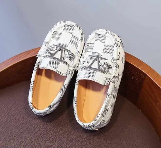 Luxury Kids Italian Loafer Dress Shoes Boys Elegant Shoes