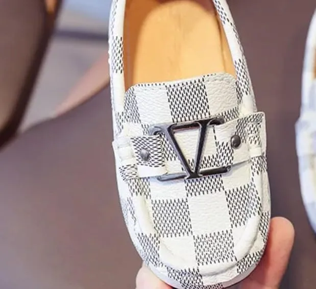 Luxury Kids Italian Loafer Dress Shoes Boys Elegant Shoes