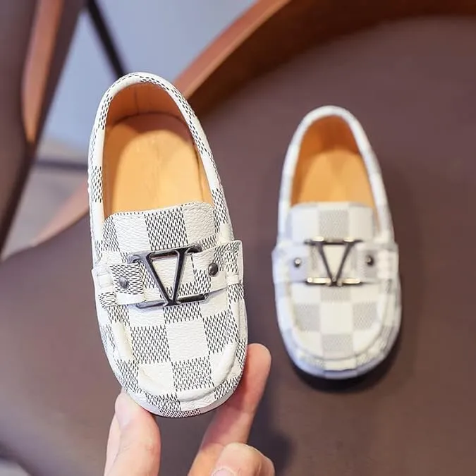 Luxury Kids Italian Loafer Dress Shoes Boys Elegant Shoes