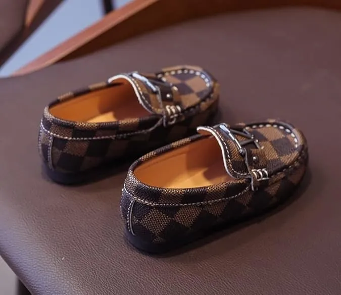 Luxury Kids Italian Loafer Dress Shoes Boys Elegant Shoes
