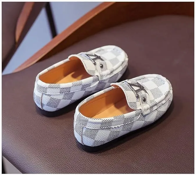 Luxury Kids Italian Loafer Dress Shoes Boys Elegant Shoes