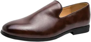 Man Leather Shoes Men Office Business Dress Leather Flats Men Leather Wedding Shoes Male Driving Flats Comfy Slip On Men Casual Shoes