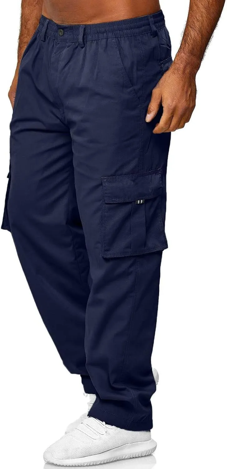 Men Joggers Comfort Fit Joggers Sweatpant Beach Sport Combat Cargo Pant Comfort Soft Jogging Jogger Bottoms