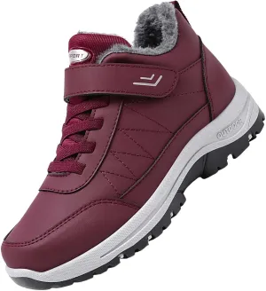 Men Work Boots Waterproof Hiking Sneakers Warm Fur Lined Womens Working Shoes Waterproof Outdoor Bota Waterproof Breathable Lightweight Hike Grounded Footwear