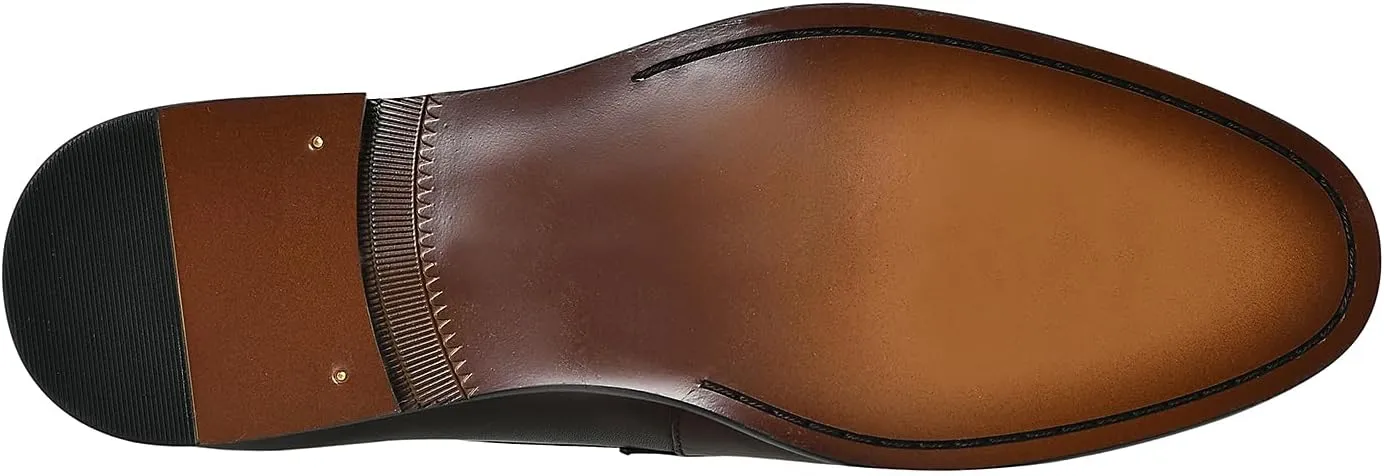 Men's Classic Oxford Leather Dress Shoes for Men Genuine Leather Breathable Slip-On Loafers