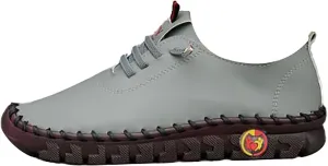 Mens Dress Shoes Slip On Sneakers Women Arch Support Womens Loafers with Arch Support Round Toe Flat Heel Christmas Sneakers for Women Round Toe Flats Comfortable