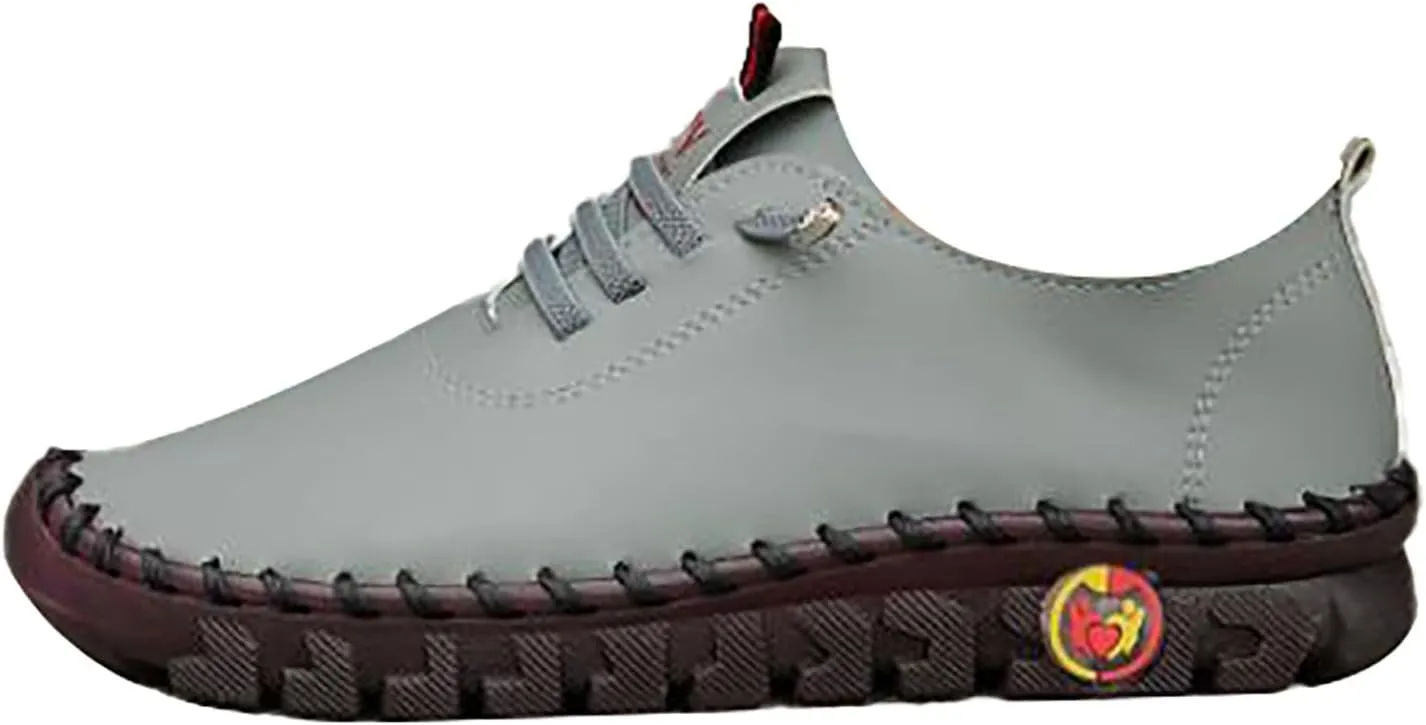 Mens Dress Shoes Slip On Sneakers Women Arch Support Womens Loafers with Arch Support Round Toe Flat Heel Christmas Sneakers for Women Round Toe Flats Comfortable