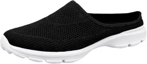 Men's Half Cap Toe Canvas Sandals Solid Breathable Mesh Sneakers Casual Comfort Walking Sandals Beach Sandals