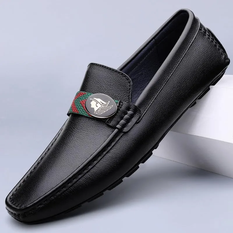 Men's Leather Dress Shoes Modern Leather Business Casual Comfort Formal Oxfords Shoes for Men