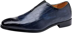 Mens Leather Tennis Shoes Size 10 Classical Style Shoes for Men Slip On PU Leather Men Working Shoes Leather